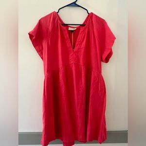 UNIVERSAL THREAD pink dress with pockets! Adult M. Never worn Was too big for me